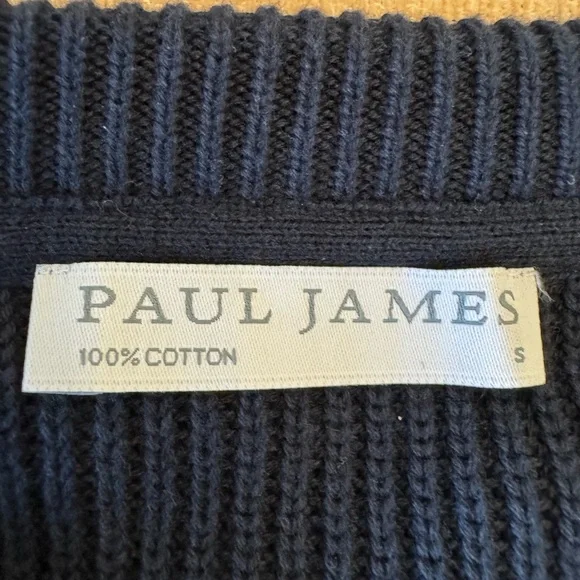 Paul James 100% Cotton Sweater, sz S - Picture 3 of 6